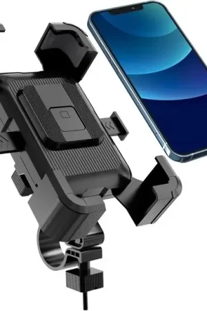 Supporto per smartphone per bicicletta e motocicletta - 3° genere anti-rumore - 1 secondi per rimuovere - robusto - per smartphone da 4,7 a 7,1 pollici Prezzo Di Fabbrica