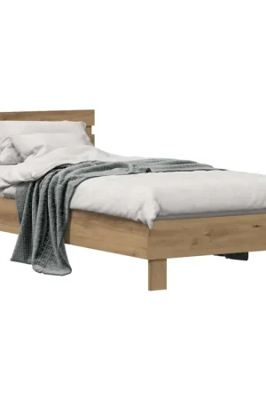 Offerta Limitata Letto singolo | Letto per adulti | Struttura del letto Rovere artigianale 98.5 x 200 cm