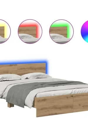 Bestseller Letto matrimoniale | Letto per adulti | Struttura del letto Rovere artigianale 120 x 190 cm